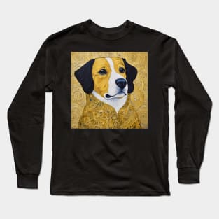 Portrait of Handsome Klimt Dog Long Sleeve T-Shirt